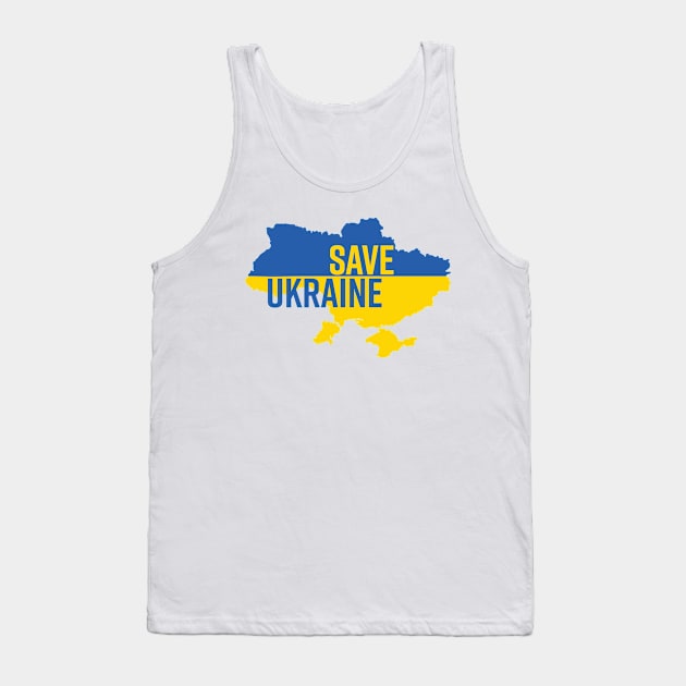 SAVE UKRAINE - PROTEST Tank Top by ProgressiveMOB